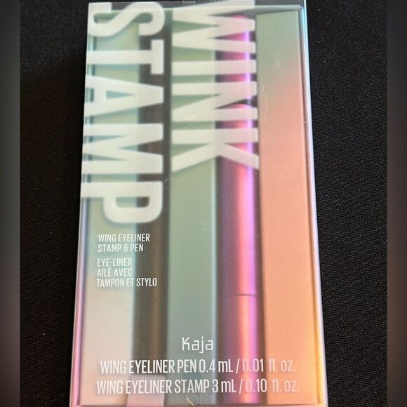 🌷 Kaja Wink Stamp Wing Eyeliner Pen and Stamp New FullSz Black - Picture 2 of 7
